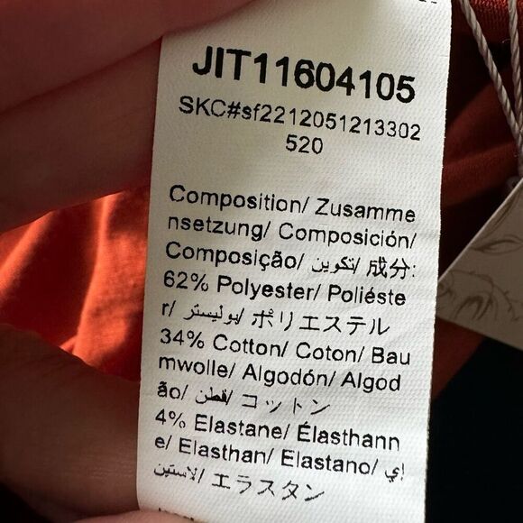 Emery Rose Burnt Orange Baby Doll Bow Tank Top 1XL NWT - Picture 8 of 8